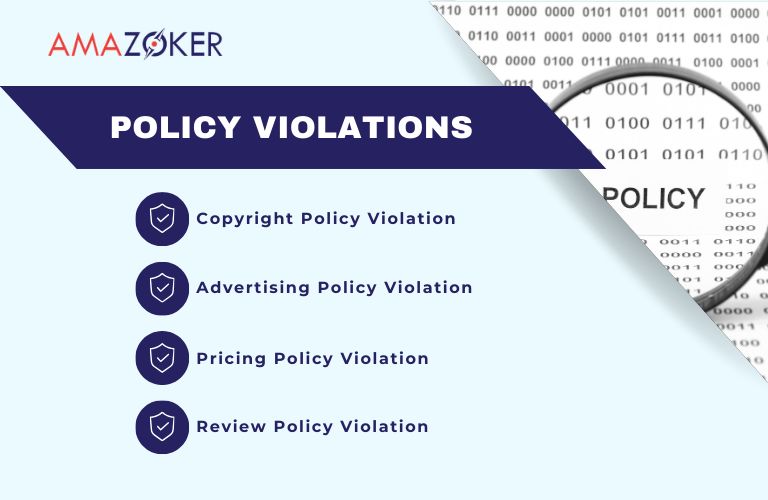 There are 4 main types of policy violations that sellers need to be aware