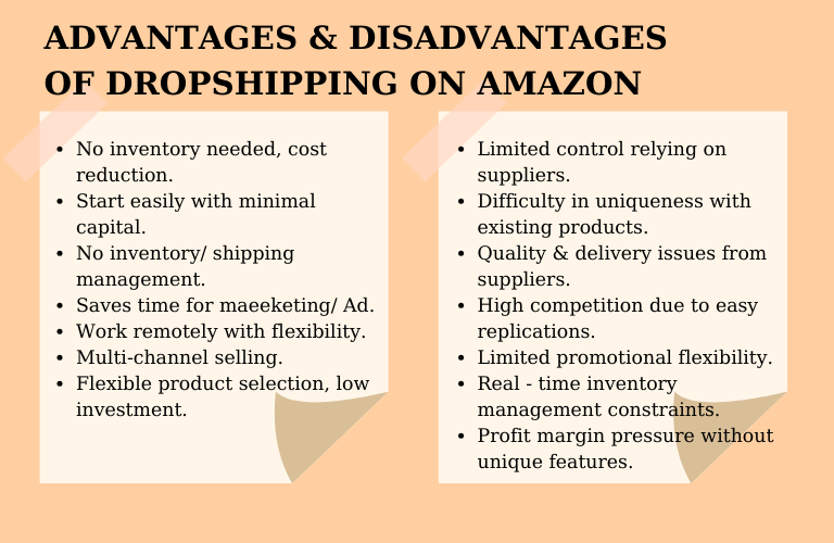 Advantages and Disadvantages of Dropshipping on Amazon