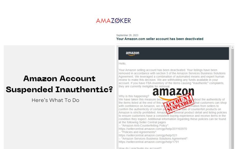 Amazon Account Suspended Inauthentic? Here’s What To Do