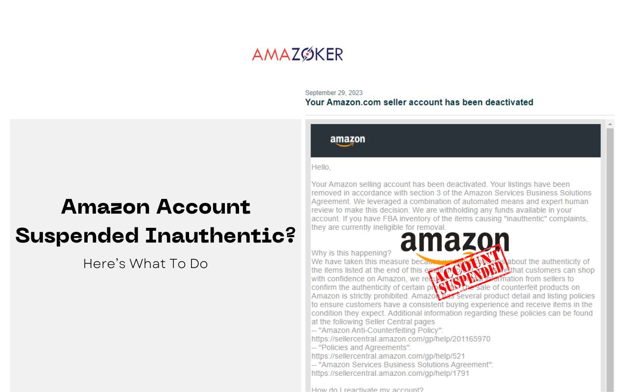 Amazon Account Suspended Inauthentic? Here’s What To Do