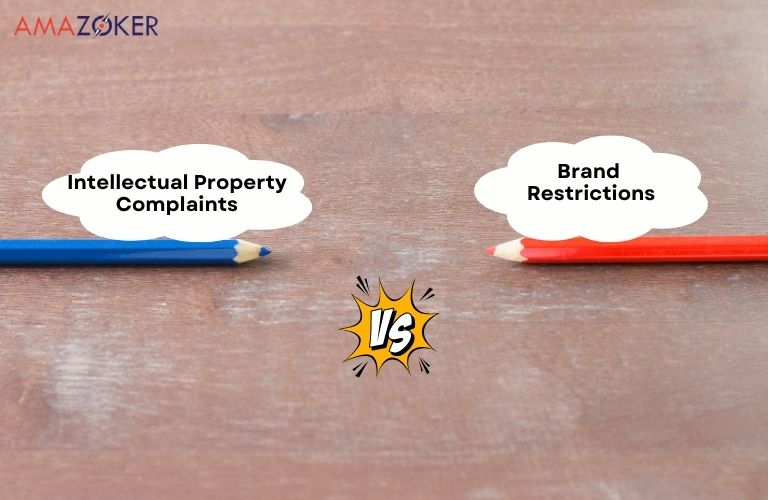 Comparison between Intellectual Property Complaints and Brand Restrictions