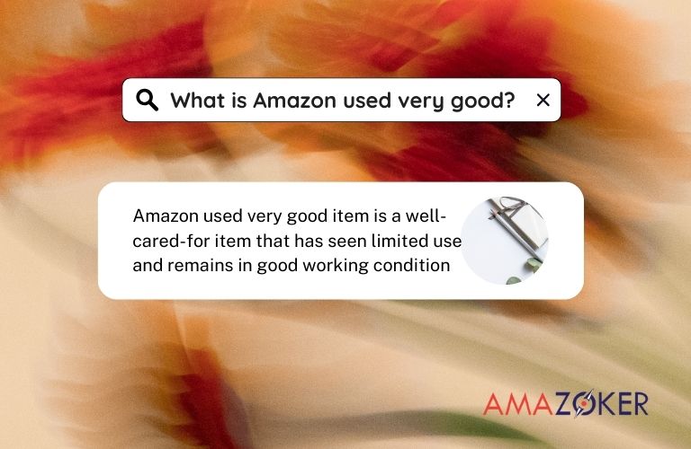 What is used very good item on Amazon?