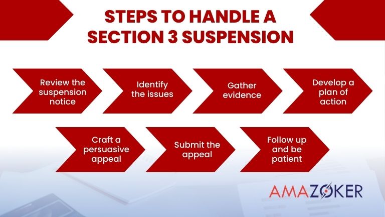 Guidelines for confronting with a Section 3 suspension