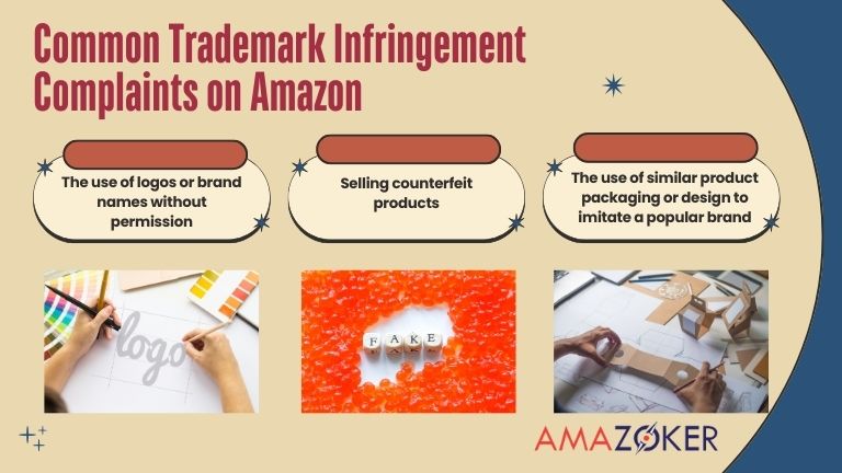 Three trademark infringement complaints are frequently faced by sellers on Amazon
